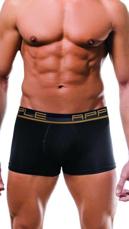 ΑΝΔΡΙΚΟ ΒΑΜΒΑΚΕΡΟ BOXER APPLE ΜΑΥΡΟ-ΧΡΥΣΟ ΛΑΣΤΙΧΟ ΚΩΔ.110951