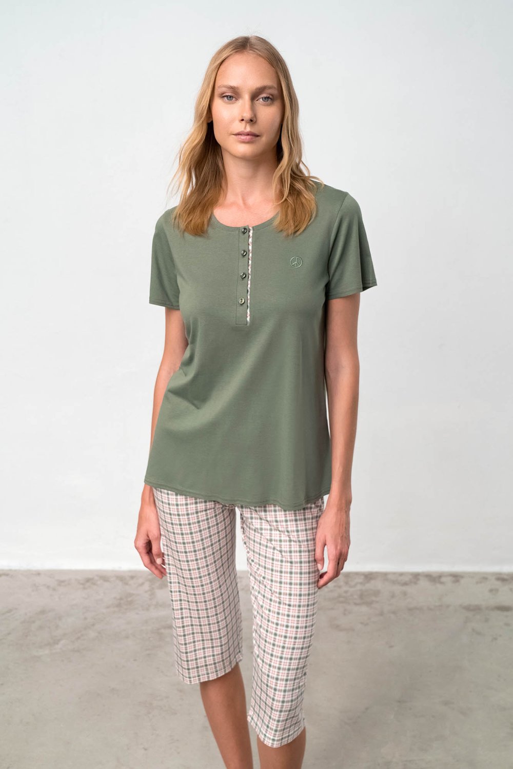 Vamp - Πυτζάμα με Πατιλέτα 18210 GREEN KHAKI